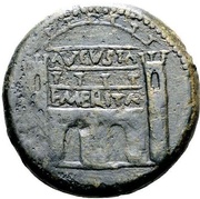 Æ33 - Augustus Camp gate reverse image
