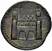 Æ34 - Tiberius reverse image