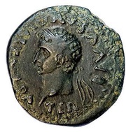 Æ27 - Tiberius obverse image