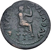 Æ34 - Tiberius Livia, Rome, 14-37 reverse image