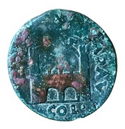 Æ26 - Tiberius COL AVGVSTA EMERITA; Emerita reverse image