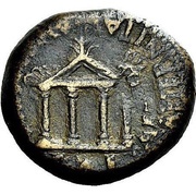 Æ27 - Tiberius AETERNITATI · AVGVSTAE reverse image