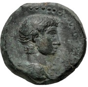 Æ18 - Augustus Aspendus obverse image