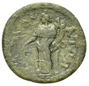 Æ15 - ATTAΛЄATΩN, Rome, 180-212 reverse image