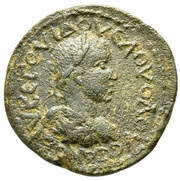 Æ24 - Volusianus ΙCΙΝΔEΩΝ ΑΡΧ Μ; Isinda obverse image