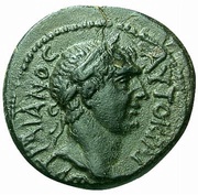 Æ18 - Traianus ΛΑΕΡΤΙΤⲰΝ; Laertes obverse image