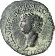 Æ23 - Claudius ΠΑΤΗΡ ΠΑΤΡΙΔΟΣ ΓΕΡΜΑΝΙΚΟΣ ΑΥΤΟΚΡΑΤΩΡ; Koinon of Lycia obverse image