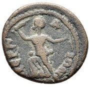 Æ18 - Lucius Verus ΠEΡΓΑΙΩΝ; Perga, Rome, 161-169 reverse image
