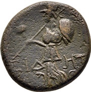 Æ18 - Tiberius ΣΙΔΗΤ; Side reverse image