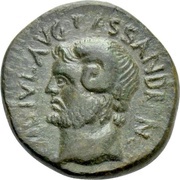 Æ23 - Titus and Domitian OL IVL AVG CASSANDRENS; Cassandrea, Rome, 69-79 reverse image