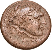 Æ26 - Severus Alexander Koinon of Macedonia obverse image