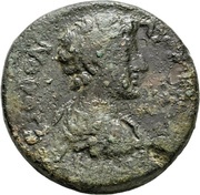 Æ27 - Commodus ΘECCAΛONIKEΩN; Thessalonica obverse image
