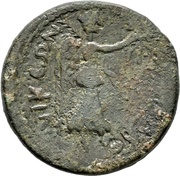 Æ27 - Commodus ΘECCAΛONIKEΩN; Thessalonica, Rome, 184-187 reverse image