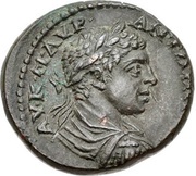 Æ25 - Elagabalus ΘΕCCAΛΟΝΙΚΕΩΝ; Thessalonica obverse image