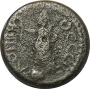 Æ15 - Nero ΘEΣΣAΛONIKH; Thessalonica, Rome, 54-68 reverse image