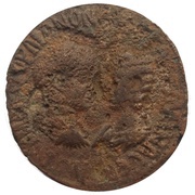 Æ32 - Gordian III and Tranquillina of Nisibis Mesopotamia obverse image