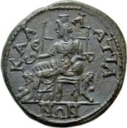 Pentassarion - Geta KAΛΛATIANΩN Є; Callatis reverse image