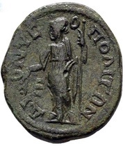 Pentassarion - Gordianus III ΔIONVCOΠOΛITΩN; Demeter; Dionysopolis, Rome, 238-244 reverse image