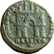 Pentassarion - Diadumenian MAΡKIANOΠOΛEITΩN; Markianopolis reverse image
