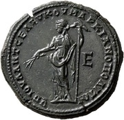 Pentassarion - Elagabalus and Julia Maesa YΠ IOYΛ ANT CΕΛEYKOY MAPKIANOΠΟΛITΩN; Marcianopolis reverse image