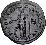 Pentassaria - Gordianus III MAPKIANOΠOLITΩN E; Marcianopolis, Rome, 238-244 reverse image