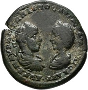 Pentassarion - Elagabalus and Julia Maesa Marcianopolis obverse image