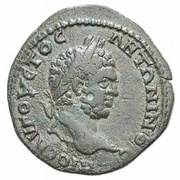 Æ26- Caracalla YΠ KYNTIΛIANOY MAΡKIANOΠOΛITΩN; Magistrate Quintillianus; Marcianopolis obverse image
