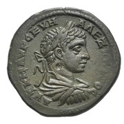 Æ27 - Severus Alexander ΗΓ OYΜ ΤΕPΕΒΕΝΤEΙΝΟY MAPKIANOΠOΛITΩN; Consular Legate Umbrius Tereventinus; Marcianopolis obverse image