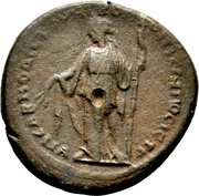 Tetrassaria - Gordianus III ΥΠ CΑΒ ΜΟΔΕCΤΟΥ ΝΙΚΟΠΟΛΕΙΤΩΝ ΠΡΟC ΙCΤΡON; Consular Legate Sabinius Modestus; Nicopolis ad Istrum, Rome, 241-244 reverse image