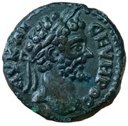 Æ16 - Septimius Severus NIKOΠOΛIT ΠΡOC ICTΡ; Nicopolis ad Istrum obverse image