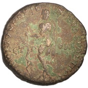 Æ25 - Elagabalu YΠ ΝΟΒΙΟY PΟYΦΟY NIKOΠOΛITΩN ΠPOC ICTPON; Consular Legate Novius Rufus; Nicopolis ad Istrum reverse image