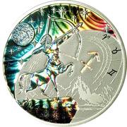 500 Francs Sagittarius reverse image