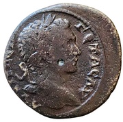 Tetrassarion - Geta ΜΗΤΡΟΠΠΟΝΤΟΥ ΤΟΜΕΩC Δ; Tomis obverse image