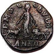 Sestertius - Gordianus III P M S COL VIM AN IIII; Viminacium reverse image