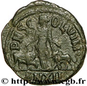 Sestertius - Traianus Decius PMS COL VIM AN XII; Viminacium, Rome, 250-251 reverse image