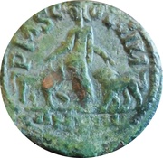 Sestertius - Volusianus P M S COL VIM; Viminacium reverse image