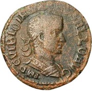 Sestertius - Trebonianus Gallus P M S COL VIM AN XII; Viminacium obverse image