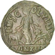 Æ26 - Hostilian P M S COL VIM; Viminacium, Rome, 251 reverse image