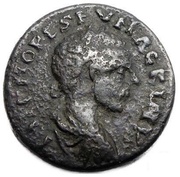 Æ23 - Macrinus C G I H P obverse image