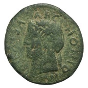 Æ26 - Augustus (M PACCIVS MACXV FLAME, AVG obverse image