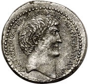 Tetradrachm - Cleopatra VII and Mark Antony Antioch, Rome, 36 BC reverse image