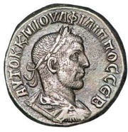 Tetradrachm - Philip I Eagle; Antioch obverse image