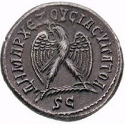Tetradrachm - Otacilia Severa Eagle; Antioch, Rome, 244-249 reverse image
