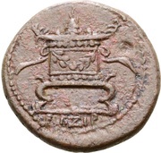 Æ16 Civic issue, Rome, 68 reverse image