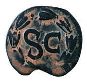 Æ28 - Otho S C; Antioch, Rome, 69 reverse image
