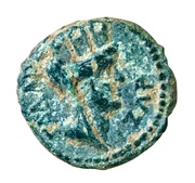 Æ16 - Titus as Caesar ΓΑΔΑΡΑ L ΖΛΡ; Gadara, Rome, 73-74 reverse image