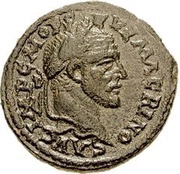 Æ30 - Macrinus, Rome, 217-218 obverse image