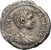 Tetradrachm - Geta YΠΑΤΟC·ΤΟ·Α·; Antioch, Syria obverse image