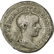Tetradrachm - Gordian III Eagle; Antioch obverse image