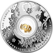 500 Francs Elephant obverse image